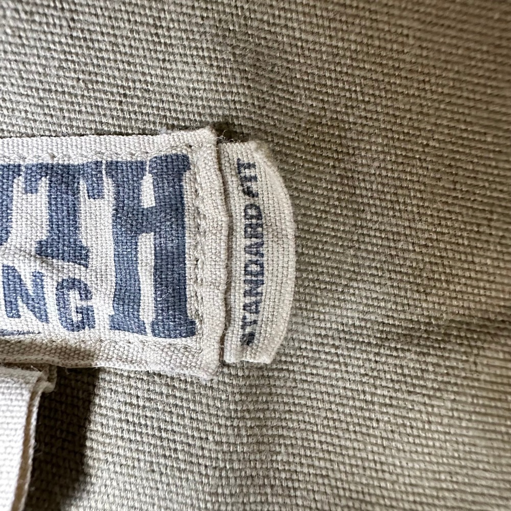 Duluth Trading Co Flex Fire Hose Work Pants Mens 42x30 Khaki Standard Fit Canvas - Picture 7 of 15